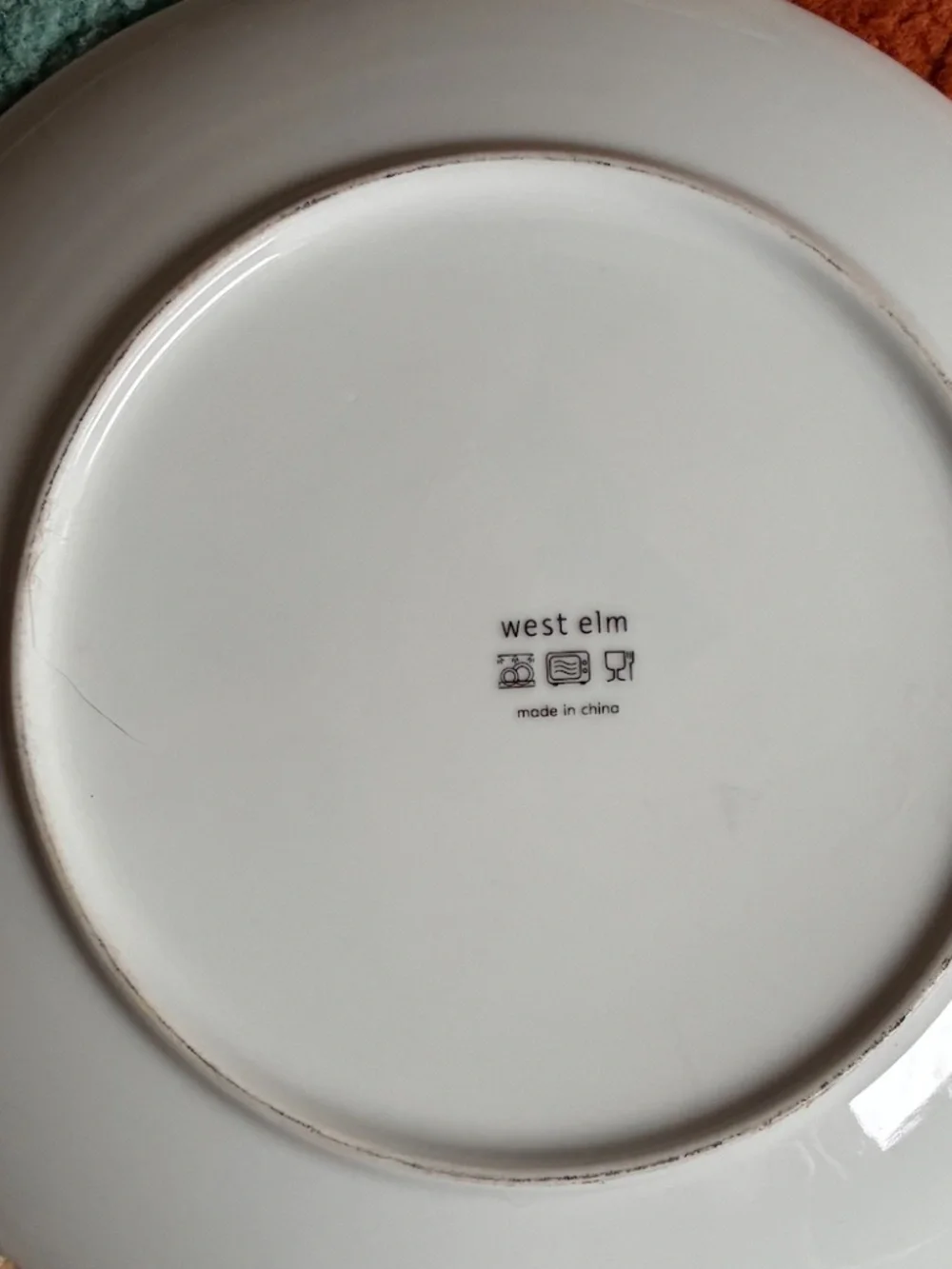 West Elm white porcelain